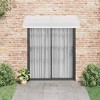 Door Canopy Black brackets, clear sheets Polycarbonate, ABS, Aluminum vidaXL - 3 of 4
