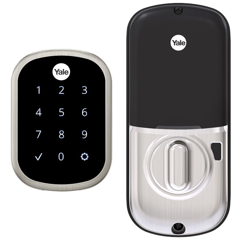 Yale R-YRD256-NR-619 Assure Lock SL - Slim Key Free Touchscreen Keypad Deadbolt - Satin Nickel (Non-Connected), 1 of 6