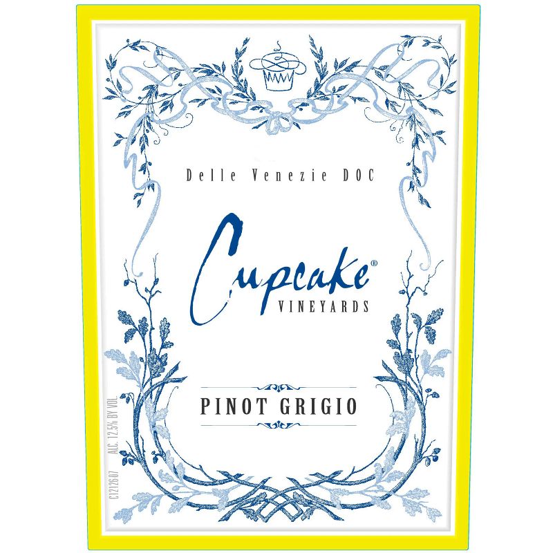 Cupcake Pinot Grigio White Wine - 750ml Bottle, 6 of 7