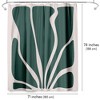 Abstract Seaweed by Artprink - Abstract minimalist Shower Curtain - Americanflat - 2 of 4