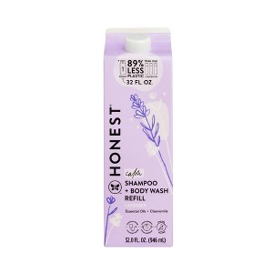 The Honest Company Calm Shampoo + Body Wash Refill, Lavender - 32 fl oz - 1 of 4