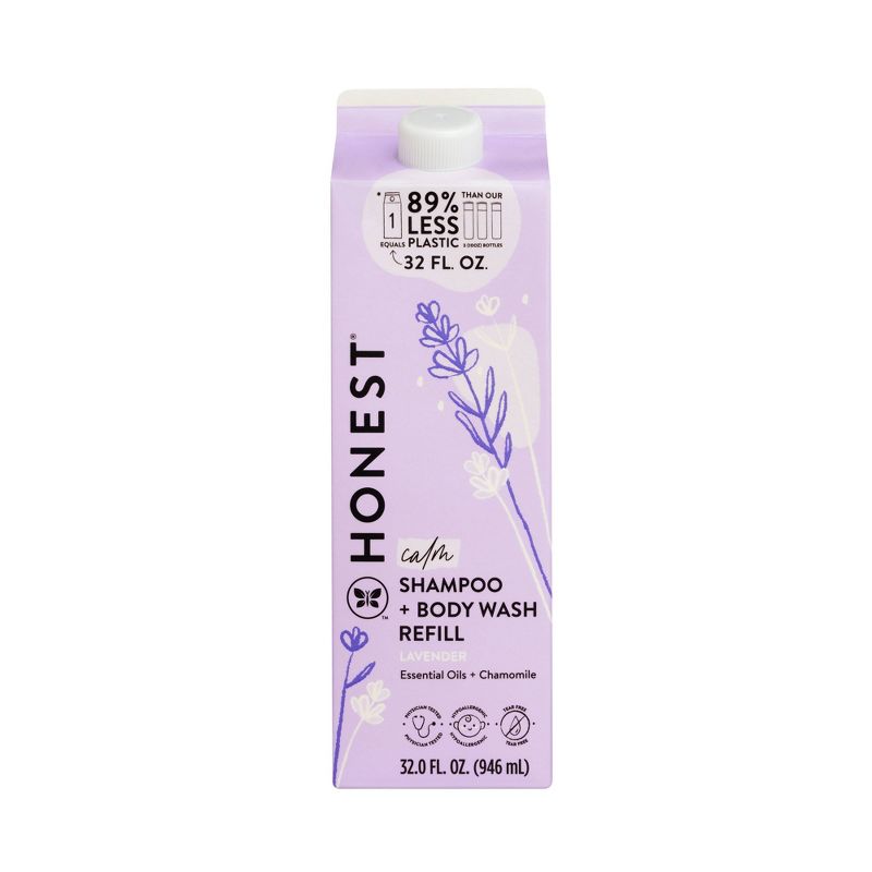 The Honest Company Calm Shampoo + Body Wash Refill, Lavender - 32 fl oz, 1 of 13