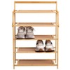 The Lakeside Collection 5 Tier Foldable Wood Shoe Rack - 2 of 4