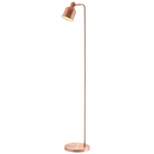 57" Metal Brandon Task Floor Lamp (Includes LED Light Bulb) Copper - JONATHAN Y