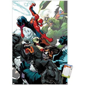 Trends International Marvel Comics Spider-Man - Venom #160 Unframed Wall Poster Print White Mounts Bundle 14.725" x 22.375" - 1 of 4