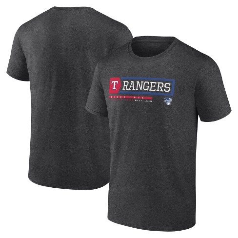 Mlb Texas Rangers Men's Short Sleeve Poly T-shirt : Target
