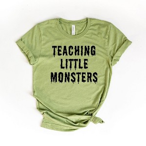 Simply Sage Market Women's Teaching Little Monsters Short Sleeve Graphic Tee - 1 of 4