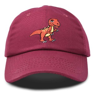 Dalix T-Rex Embroidered Cotton Dad Hat Adjustable Baseball Cap Mens - 1 of 4