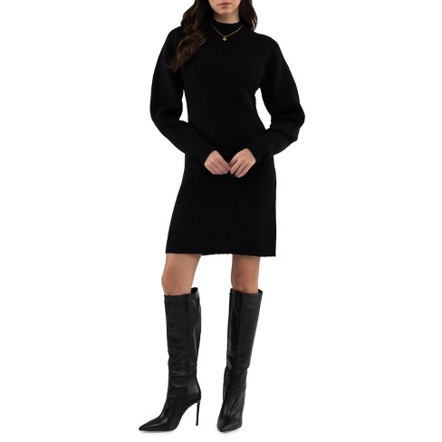 Target black deals sweater dress