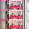 MDF Large Mirror Dressing Table, 3 Color Lighting Modes, Brightness Adjustable, Makeup Dressing Table For Girls - 4 of 4