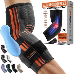 DR. BRACE®  Elbow Brace Support, Breathable Elbow Compression Sleeve with Gel Pad for Golfer's, Tennis Elbow & Pain Relief - 1 of 4