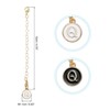 Unique Bargains Charm Personalized Initial Name ID Stanley Tumbler Cup Accessories 2 Pcs - 2 of 4