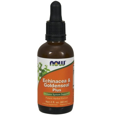 Echinacea & Goldenseal Plus by Now Foods  -  2 oz Liquid