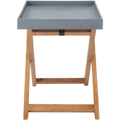 Terance Side Table - Indoor/Outdoor - PAT1505 - Grey - Safavieh
