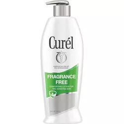 Curel Fragrance Free Body Lotion, Hand Moisturizer for Sensitive Skin and Advanced Ceramide Complex