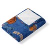 NBA Spin Stitch Hugger Pillow & Silk Touch Throw Blanket Set 40x50 Inches - 3 of 4