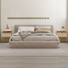 Floating Nightstand Wall Mounted Bedside Table Rattan Decorative End Table Chest Of Drawers-The Pop Home - 3 of 4