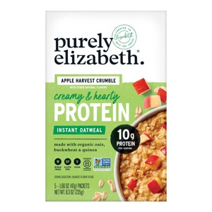 purely elizabeth. Apple Harvest Crumble Protein Oatmeal - 8.3oz/5ct - 1 of 4