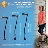 Hachikiko Maximum Grip Walking Cane for Seniors-Stable Anti-Slip Walking Aid with V-TECH Handgrip, Crossbow Design & All-Terrain Tip - 4 of 4