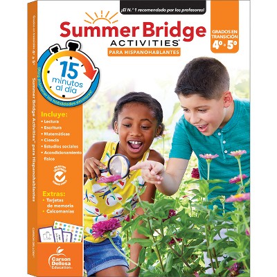 Summer Bridge Activities Spanish 4-5, Grades 4 - 5 - by  Summer Bridge Activities & Carson Dellosa Education (Paperback)