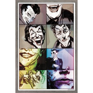 Trends International DC Comics Batman - Joker Smiles Framed Wall Poster Prints - 1 of 4