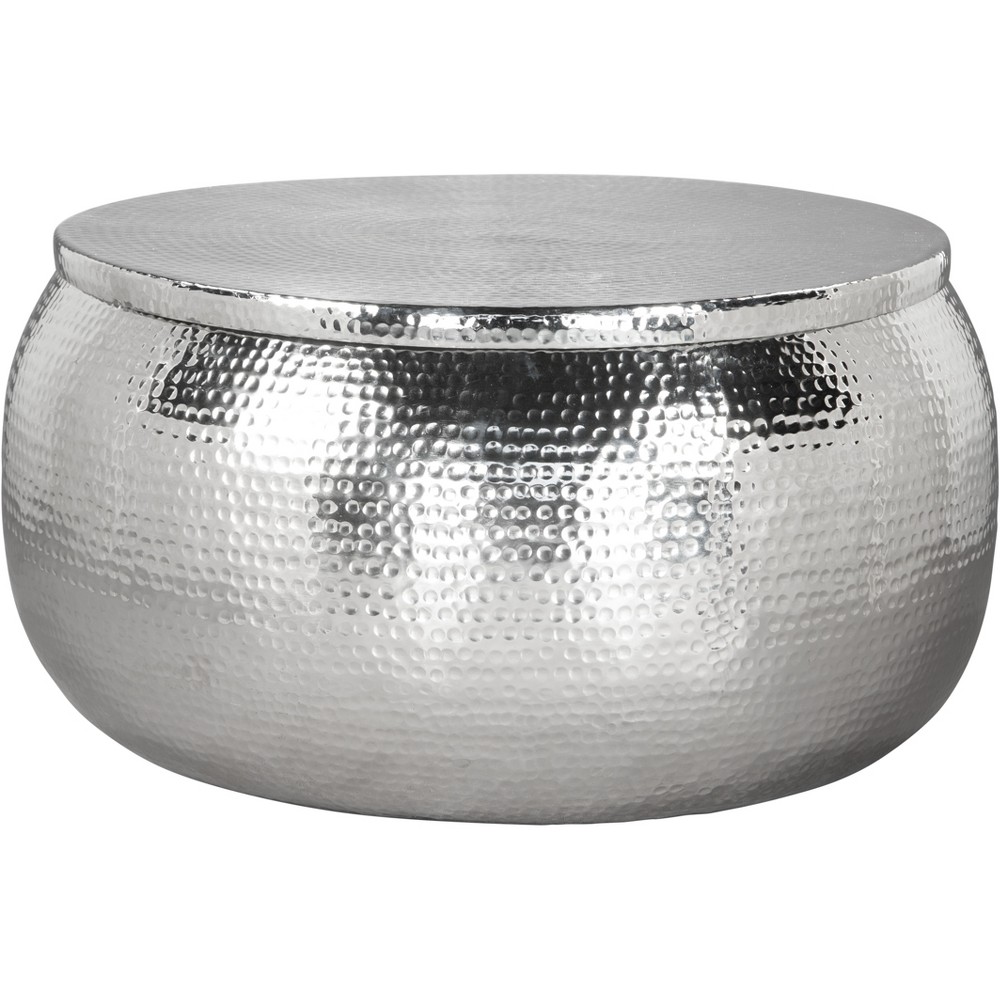 Photos - Coffee Table Dallas  Aluminum Silver - ZM Home