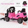Costway Ride on Forklift 12V Kids Electric Vehicle Construction Truck with Remote Control 2 Speeds Music USB MP3 Lights - 4 of 4