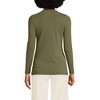 Lands' End Women's Plus Size Lightweight Jersey Skimming Long Sleeve Crew Neck T-shirt - 2 of 3