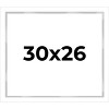 PosterPalooza | Modern Shadow Box 1" Depth White Picture Frame - UV Acrylic, Backing Board, Hanging Hardware - 2 of 4