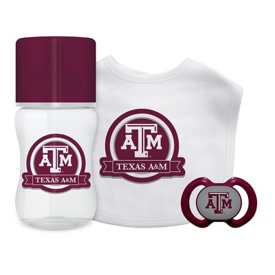 Image of Baby Fanatic Officially Licensed 3 Piece Unisex Gift Set - NCAA Texas A&M Aggies