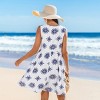 Women's Breezy Floral Beach Dress with Alluring Neckline - Cupshe - 4 of 4
