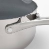 1.5qt Nonstick Ceramic Coated Stainless Steel Sauce Pan - Figmint™ - 4 of 4