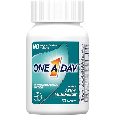 One A Day Women’s Active Metabolism Multivitamin, 50 Count
