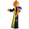 Outsunny 118.1" Inflatable Halloween Pumpkin Head Ghost with Hammer, Halloween Decoration with LED Lights for Garden Indoor Outdoor - 4 of 4
