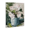 Stupell Industries Impressionist Potted Flowers Green Leaves Pink Petals Canvas Art, 24" x 30" - 2 of 4
