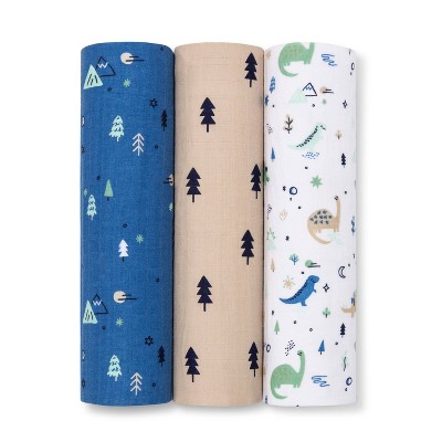 cloud island muslin swaddle blankets