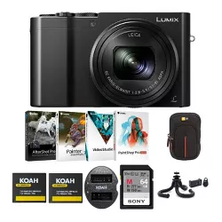 Panasonic LUMIX ZS100 20.1MP 4K Digital Camera (Black) Holiday Bundle