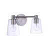 Craftmade Lighting Emilio 2 - Light Vanity in  Brushed Polished Nickel - 4 of 4
