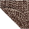 30" x 50" Chenille Tweed Collection Dove & Chesnut Reversible Indoor Area Utility Oval Rug - Better Trends - 4 of 4