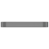 vidaXL Garden Raised Bed Grey Powder-coated steel 126.8 x 39.4 x 14.2 in - 3 of 4