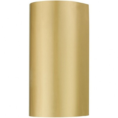 Satin Gold Handcrafted Stainless Steel Outdoor Wall Sconce
