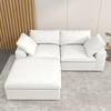 Cloud Modular Sectional Sofa Couch,Convertible Couches with Storage Ottoman for Living Room,Covers Washable&Replaceable - 3 of 4