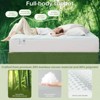 Itopfox Twin Memory Foam Mattress Topper with Cooling Gel & Deep Pocket, Breathable Pillow Top Pad for Back Pain Relief, White - 3 of 4
