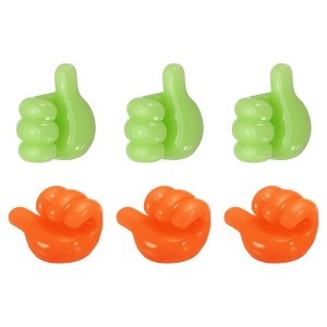 Unique Bargains Cord Holders Cable Clips for Nightstand Wire Organizer Plastic Modern Minimalist - 1 of 4