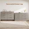 Nasitip 8 Drawer Dresser for Bedroom, 55"Freestanding Horizontal Drawer with Storage,for Home Office - 2 of 4