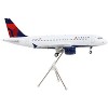 Airbus A319 Commercial Aircraft White with Red and Blue Tail "Gemini 200" Series 1/200 Diecast Model Airplane by GeminiJets - 3 of 3