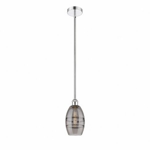 Vaz - 1 Light Stem Hung Mini Pendant In Industrial Style-7.63 Inches Tall and 5.88 Inches Wide - 1 of 1