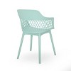 GDFStudio Airyanna Outdoor Modern Resin Dining Chairs (Set of 2) - 4 of 4