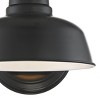 John Timberland Urban Barn Rustic Industrial Farmhouse Outdoor Wall Light Fixture Black Gooseneck Arm 11 1/4" for Post Exterior Barn Deck House Porch - 3 of 4