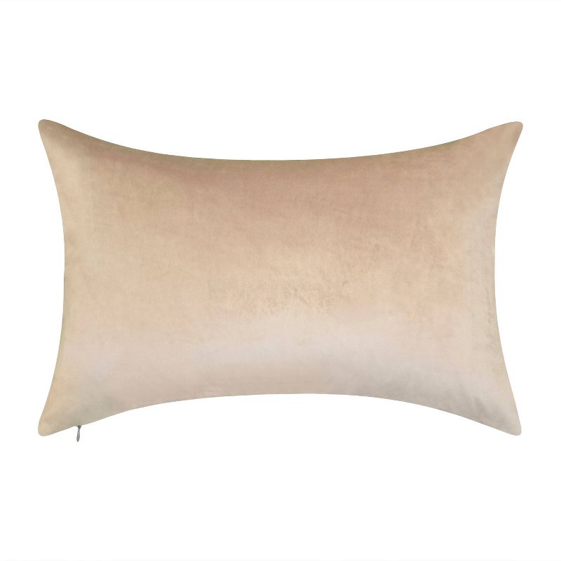 13&#34;x20&#34; Oversize Corded Marble Lumbar Throw Pillow Beige - Edie@Home, 3 of 9